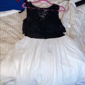 Black and White Dress